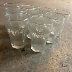 Coca-Cola Clear Glass Set